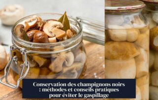 Conservation des champignons noirs : méthodes et conseils pratiques pour éviter le gaspillage