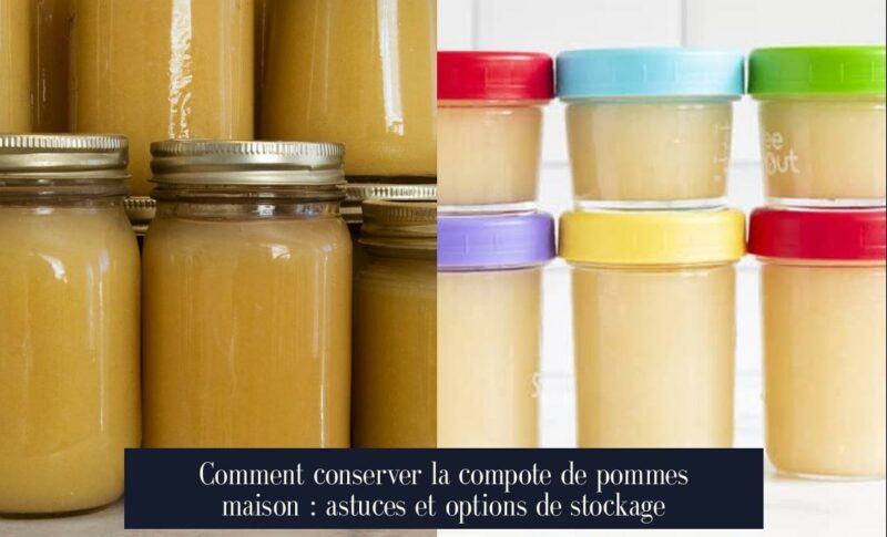 Comment conserver la compote de pommes maison : astuces et options de stockage