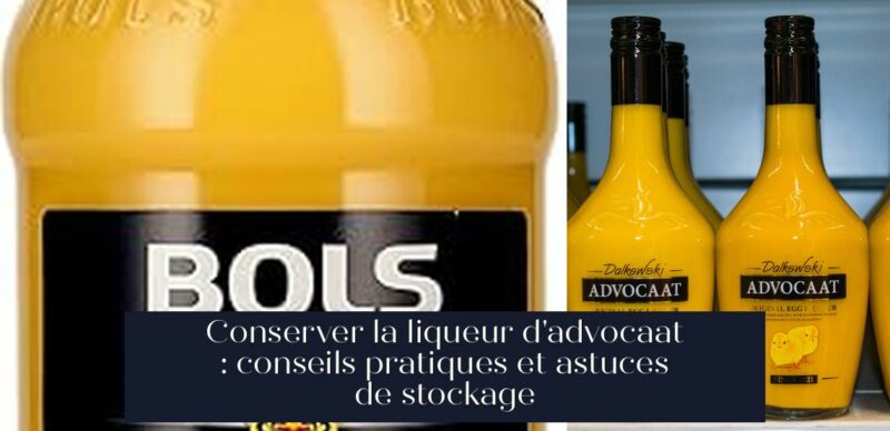 Conserver la liqueur d'advocaat : conseils pratiques et astuces de stockage