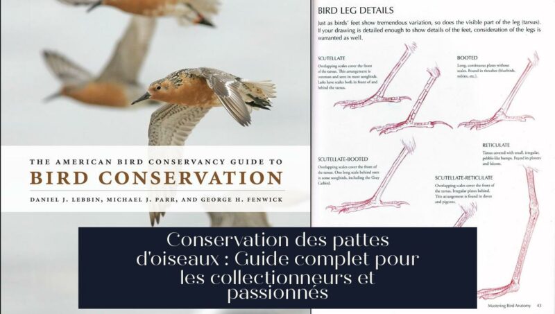Conservation des pattes d'oiseaux : Guide complet pour les collectionneurs et passionnés