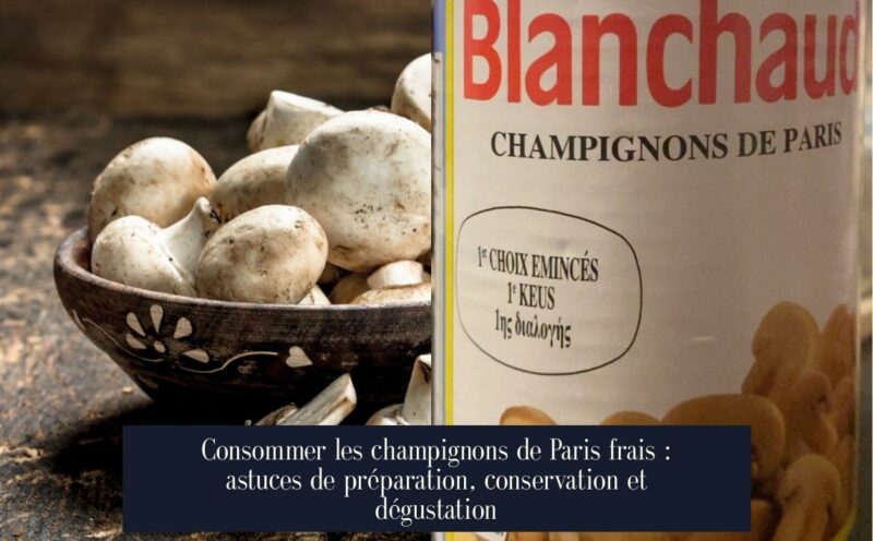 Consommer les champignons de Paris frais : astuces de préparation, conservation et dégustation