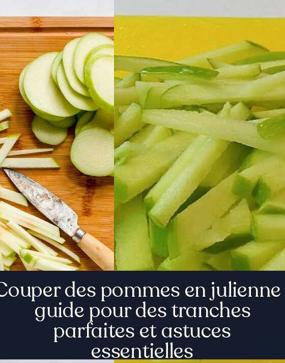 Couper des pommes en julienne : guide pour des tranches parfaites et astuces essentielles