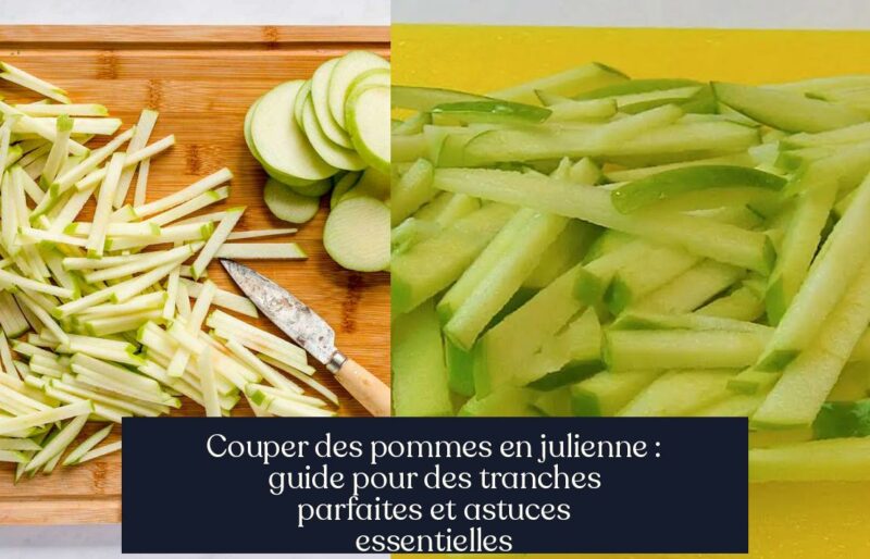 Couper des pommes en julienne : guide pour des tranches parfaites et astuces essentielles
