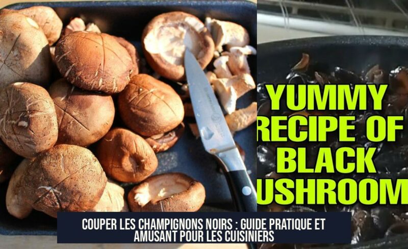 Couper les champignons noirs : Guide pratique et amusant pour les cuisiniers