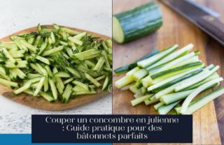 Couper un concombre en julienne : Guide pratique pour des bâtonnets parfaits