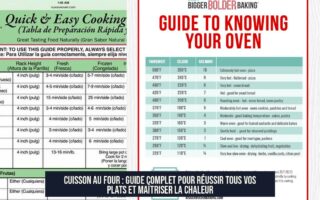 Cuisson au four : Guide complet pour réussir tous vos plats et maîtriser la chaleur