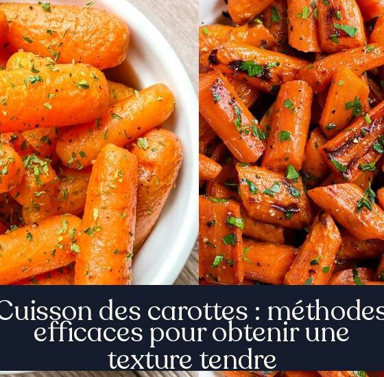 Cuisson des carottes : méthodes efficaces pour obtenir une texture tendre