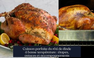 Cuisson parfaite du rôti de dinde à basse température : étapes, astuces et accompagnements