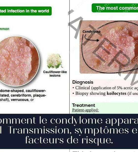 Comment le condylome apparaît-il Transmission, symptômes et facteurs de risque.