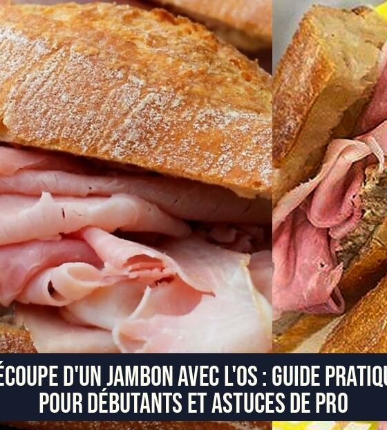 Découpe d'un jambon avec l'os : guide pratique pour débutants et astuces de pro