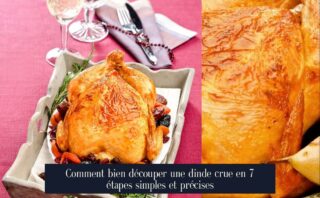 Comment bien découper une dinde crue en 7 étapes simples et précises