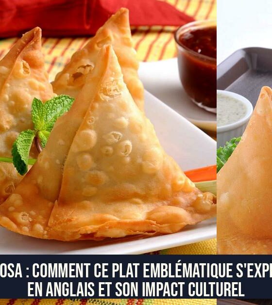 Samosa : Comment ce plat emblématique s'exprime en anglais et son impact culturel