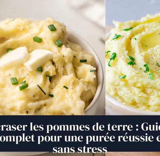 Ecraser les pommes de terre : Guide complet pour une purée réussie et sans stress