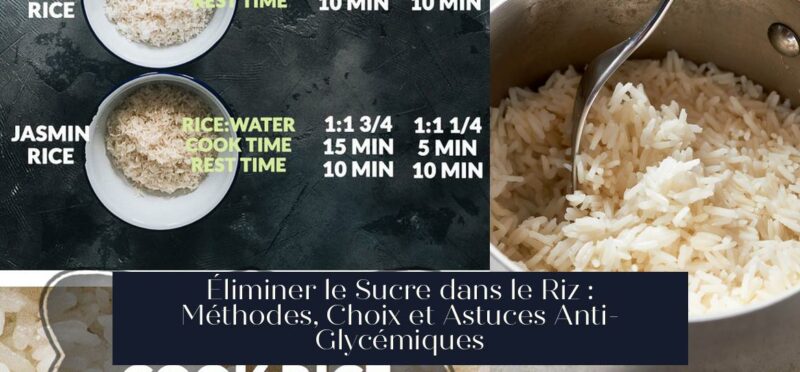 Éliminer le Sucre dans le Riz : Méthodes, Choix et Astuces Anti-Glycémiques