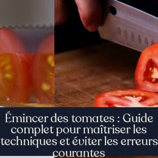 Émincer des tomates : Guide complet pour maîtriser les techniques et éviter les erreurs courantes
