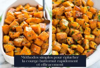 Méthodes simples pour éplucher la courge butternut rapidement et efficacement