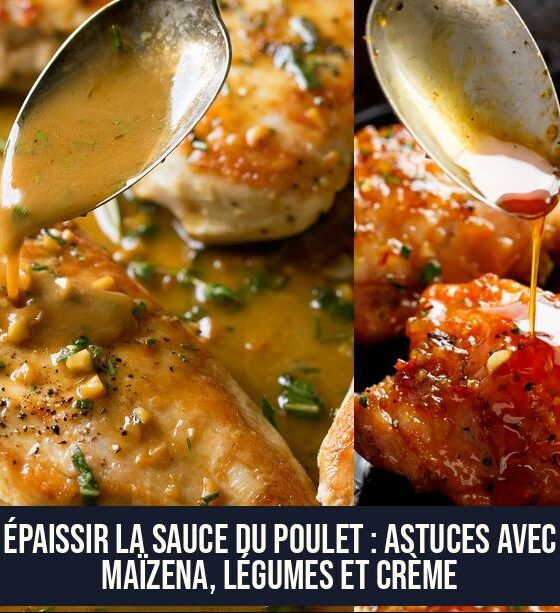 Épaissir la sauce du poulet : astuces avec maïzena, légumes et crème