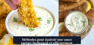 Méthodes pour épaissir une sauce tartare facilement et efficacement