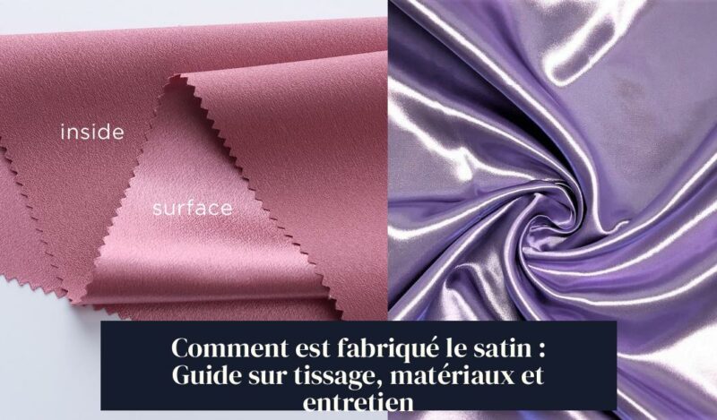 Comment est fabriqué le satin : Guide sur tissage, matériaux et entretien