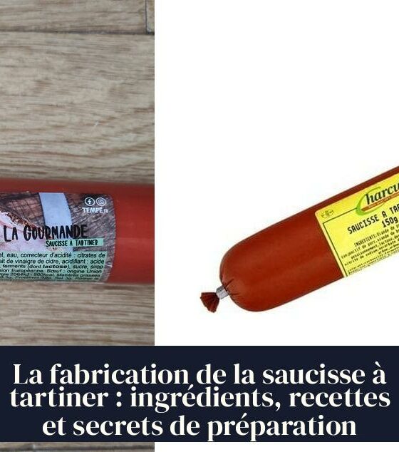La fabrication de la saucisse à tartiner : ingrédients, recettes et secrets de préparation