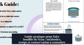 Guide pratique pour faire bouillir de l'eau : méthodes, temps et conservation à connaître