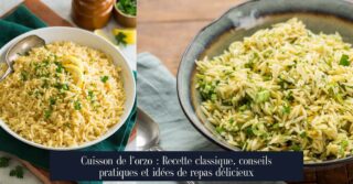 Cuisson de l'orzo : Recette classique, conseils pratiques et idées de repas délicieux
