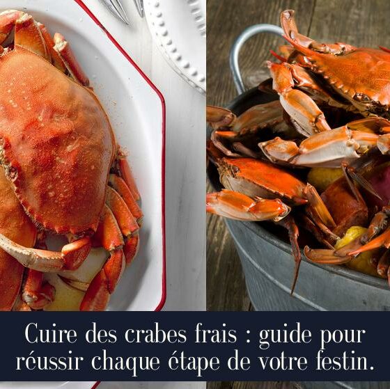 Cuire des crabes frais : guide pour réussir chaque étape de votre festin.