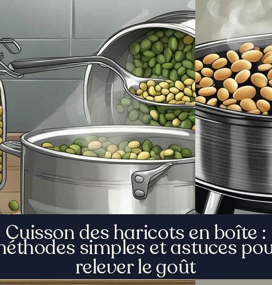 Cuisson des haricots en boîte : méthodes simples et astuces pour relever le goût