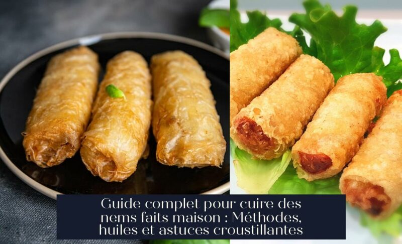 Guide complet pour cuire des nems faits maison : Méthodes, huiles et astuces croustillantes