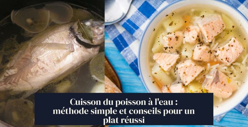 Cuisson du poisson à l'eau : méthode simple et conseils pour un plat réussi