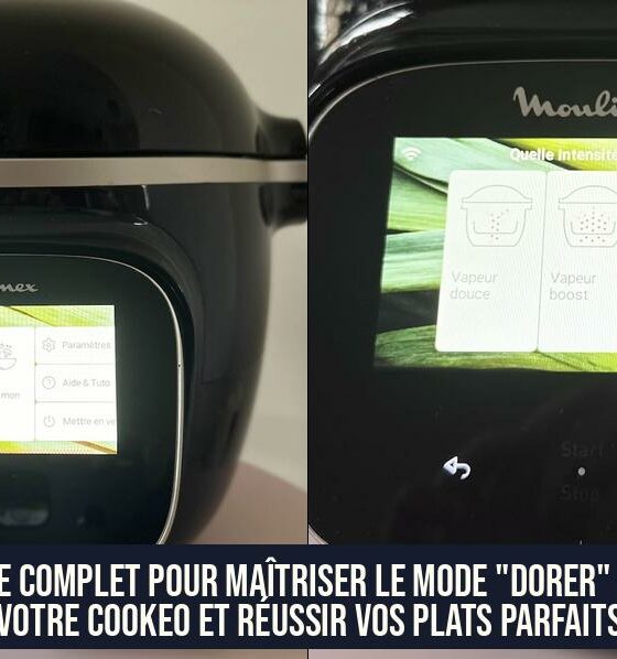 Guide complet pour maîtriser le mode "Dorer" avec votre Cookeo et réussir vos plats parfaits