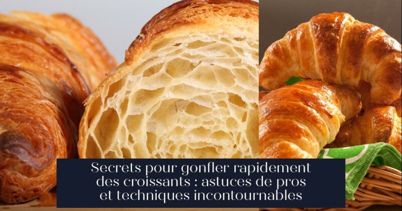 Secrets pour gonfler rapidement des croissants : astuces de pros et techniques incontournables