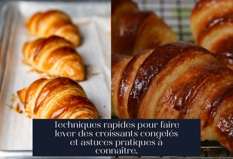 Techniques rapides pour faire lever des croissants congelés et astuces pratiques à connaître.