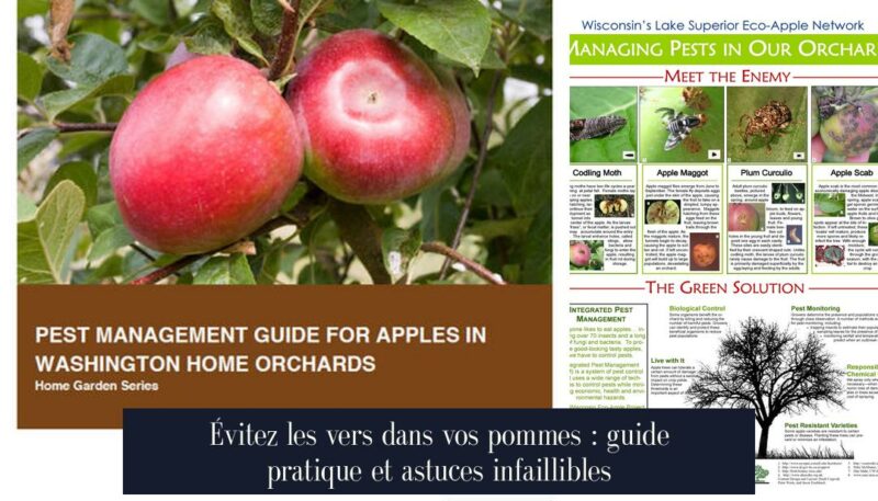 Évitez les vers dans vos pommes : guide pratique et astuces infaillibles