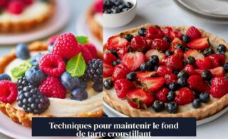 Techniques pour maintenir le fond de tarte croustillant