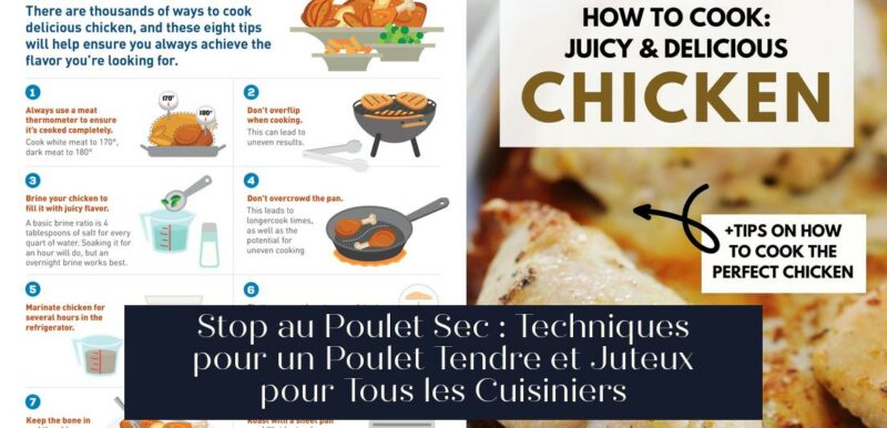 Stop au Poulet Sec : Techniques pour un Poulet Tendre et Juteux pour Tous les Cuisiniers
