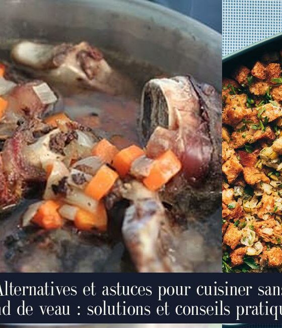 Alternatives et astuces pour cuisiner sans fond de veau : solutions et conseils pratiques