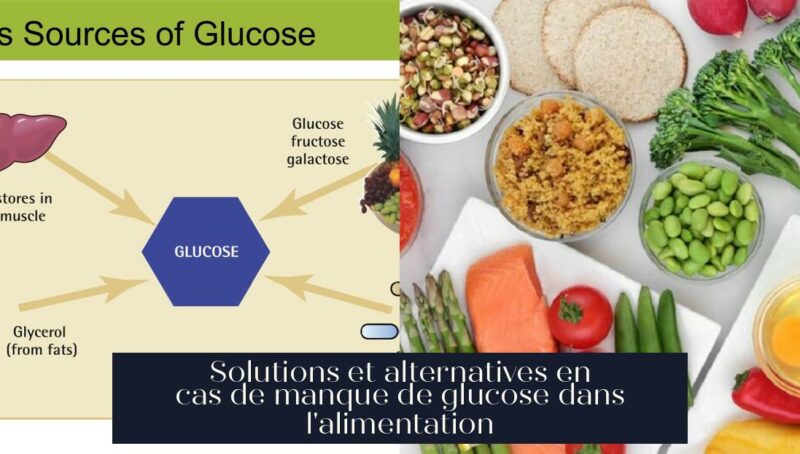 Solutions et alternatives en cas de manque de glucose dans l'alimentation