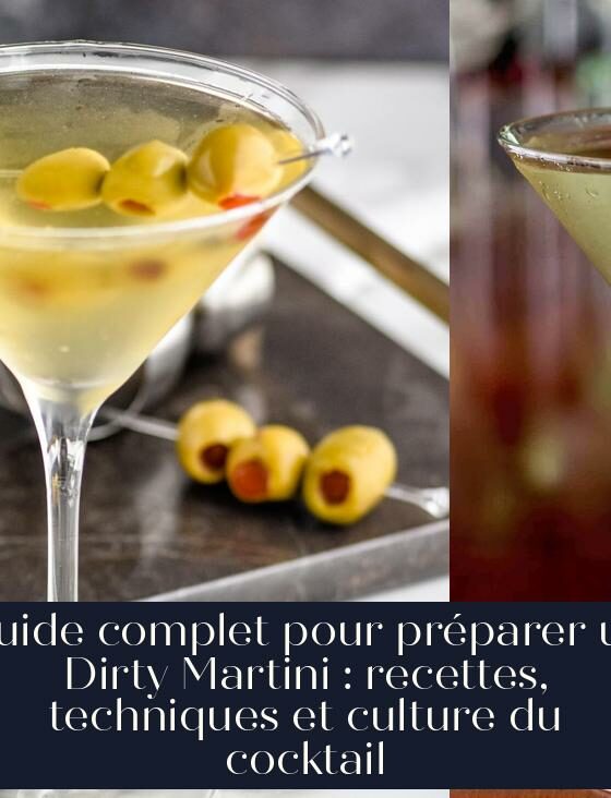 Guide complet pour préparer un Dirty Martini : recettes, techniques et culture du cocktail