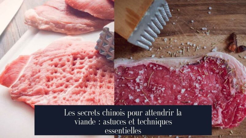 Les secrets chinois pour attendrir la viande : astuces et techniques essentielles