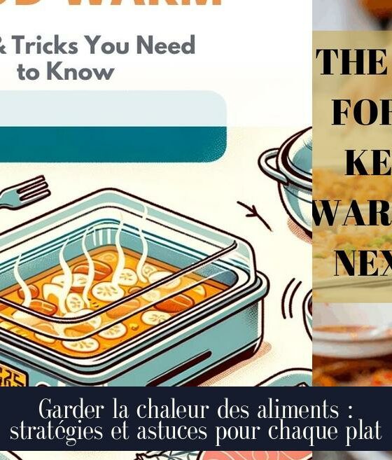 Garder la chaleur des aliments : stratégies et astuces pour chaque plat