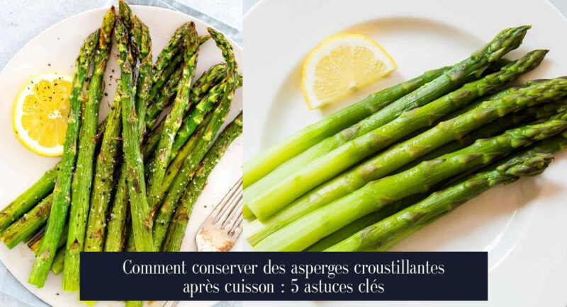Comment conserver des asperges croustillantes après cuisson : 5 astuces clés