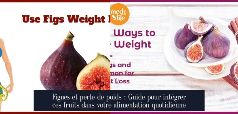 Figues et perte de poids : Guide pour intégrer ces fruits dans votre alimentation quotidienne