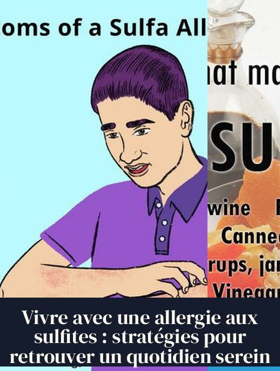 Vivre avec une allergie aux sulfites : stratégies pour retrouver un quotidien serein