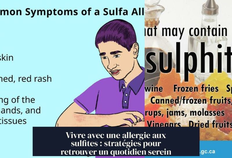 Vivre avec une allergie aux sulfites : stratégies pour retrouver un quotidien serein