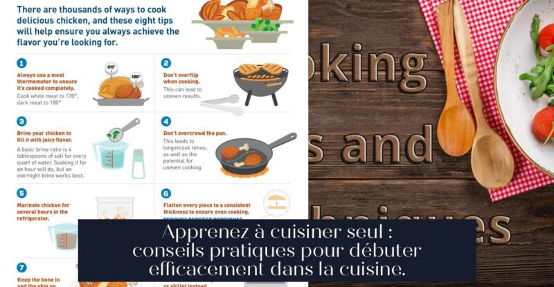Apprenez à cuisiner seul : conseils pratiques pour débuter efficacement dans la cuisine.