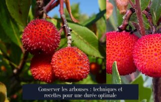 Conserver les arbouses : techniques et recettes pour une durée optimale