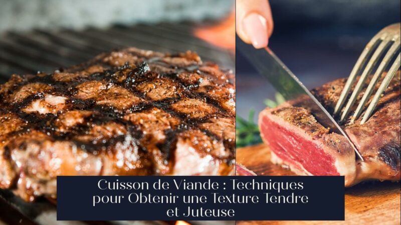 Cuisson de Viande : Techniques pour Obtenir une Texture Tendre et Juteuse