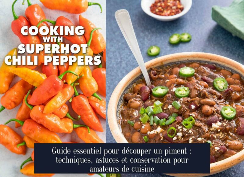 Guide essentiel pour découper un piment : techniques, astuces et conservation pour amateurs de cuisine