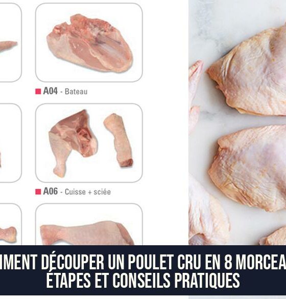 Comment découper un poulet cru en 8 morceaux : étapes et conseils pratiques